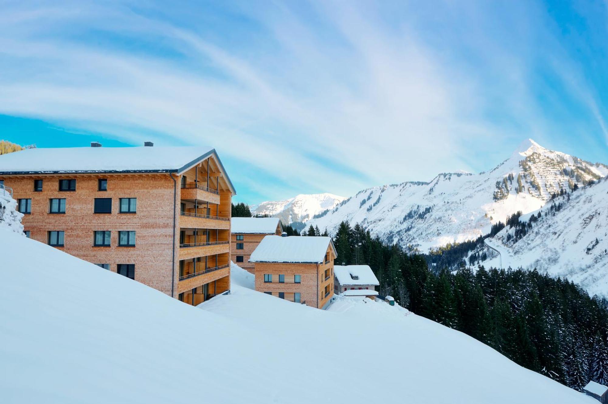 Alpenstolz Damuels Haus 1 - Stilvoll Urlauben In Den Bergen Διαμέρισμα Εξωτερικό φωτογραφία